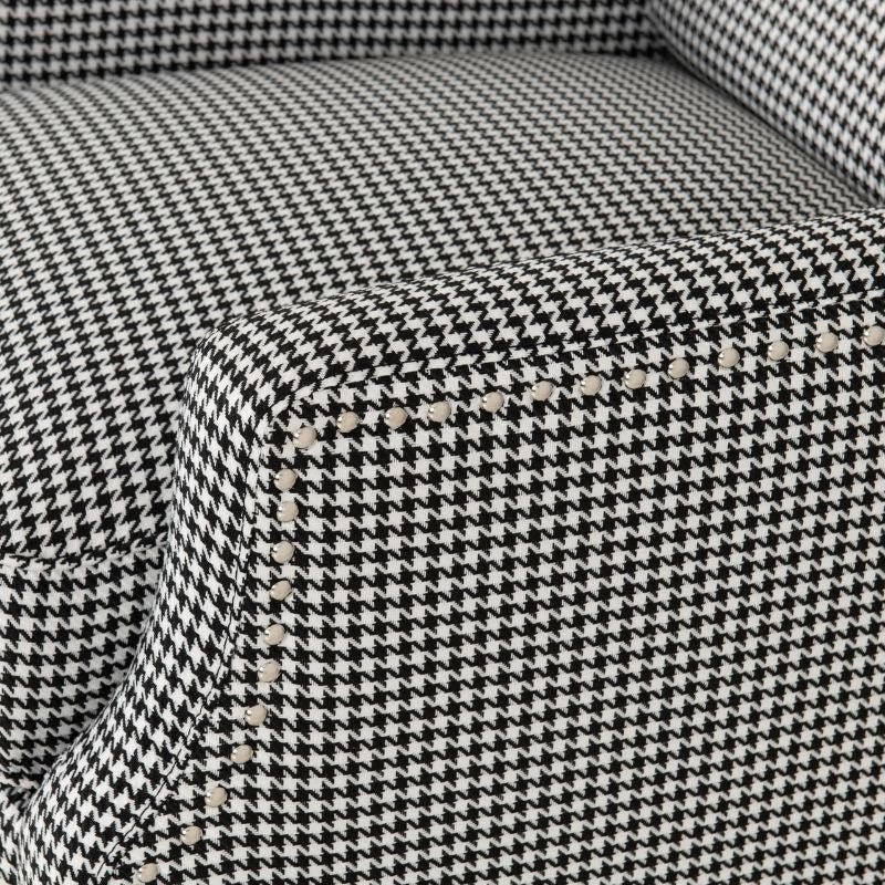 Seconique Kensington Recliner Chair Dogtooth Fabric