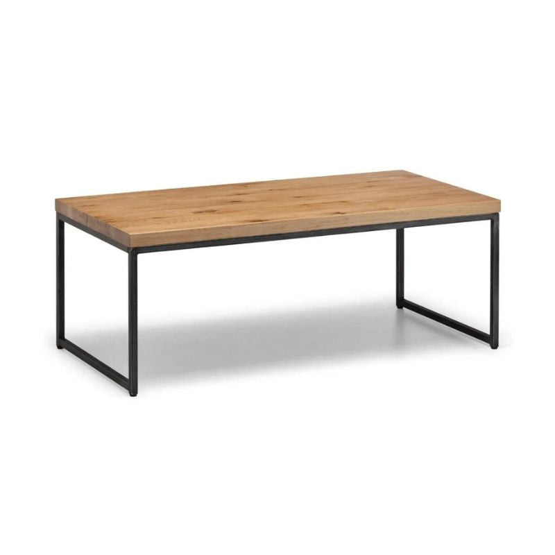 Julian Bowen Brooklyn Nesting Coffee Tables Oak/Gunmetal