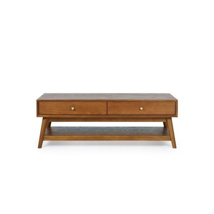 Julian Bowen Lowry 4 Drawer Coffee Table Cherry Ash Wood