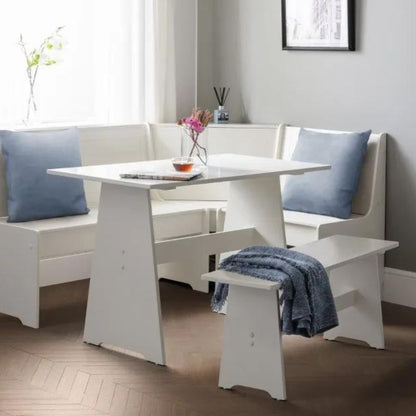 Julian Bowen Newport Corner Dining Set Surf White