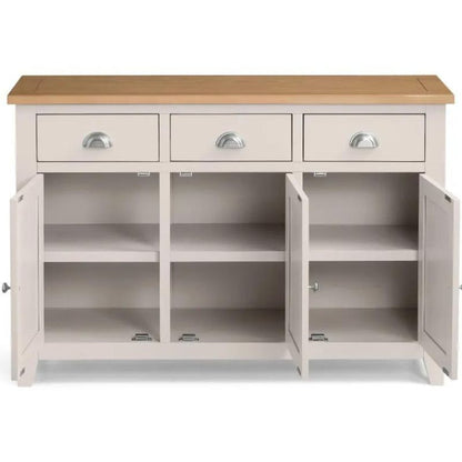 Julian Bowen Richmond Sideboard Elephant Grey/Pale Oak