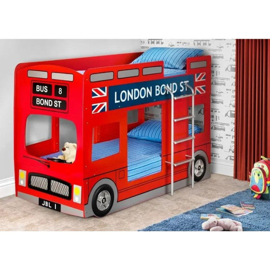 Julian Bowen London Bus Bunk Bed Red