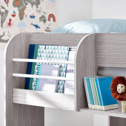 Julian Bowen Mars Bunk & Underbed Grey Oak