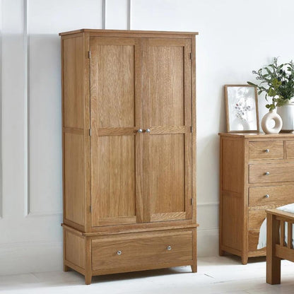 Julian Bowen Mallory Combination Wardrobe Oak