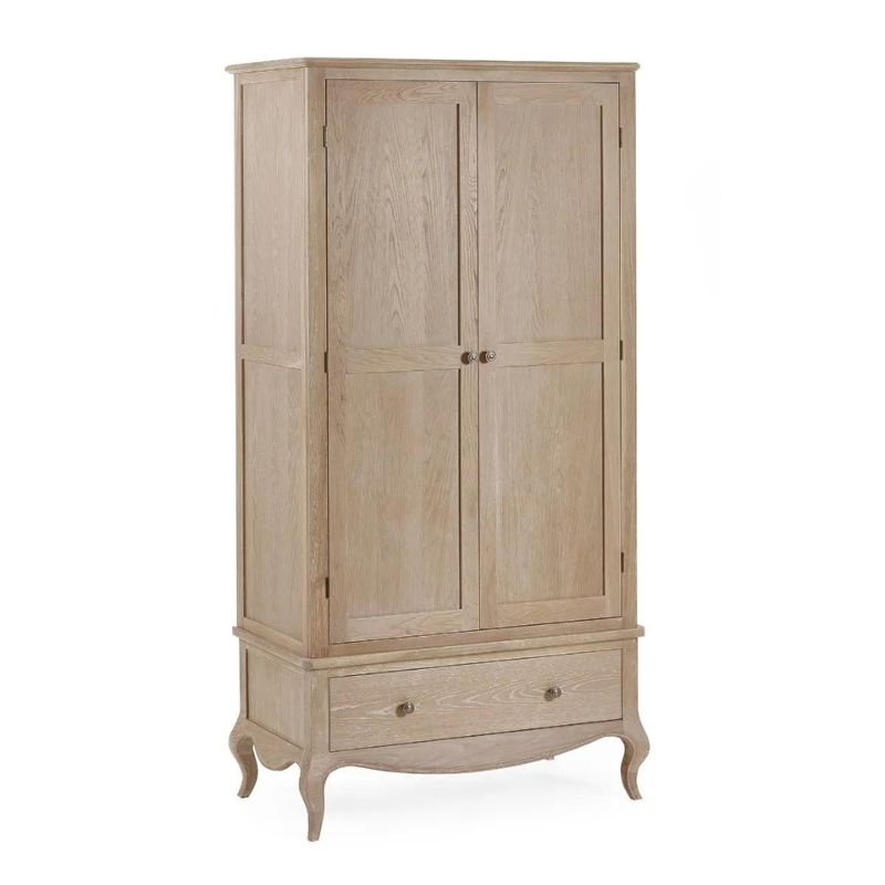 Julian Bowen Camille Wardrobe Limed Oak