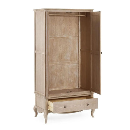 Julian Bowen Camille Wardrobe Limed Oak