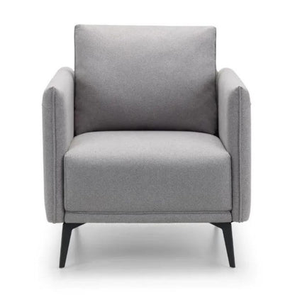 Julian Bowen Rohe Armchair Platinum Wool Effect