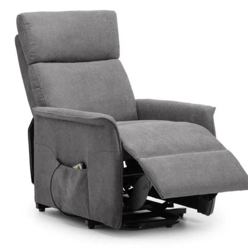 Julian Bowen Helena Rise & Recline Chair Charcoal