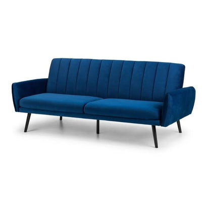 Julian Bowen Afina Sofa Bed Blue Velvet