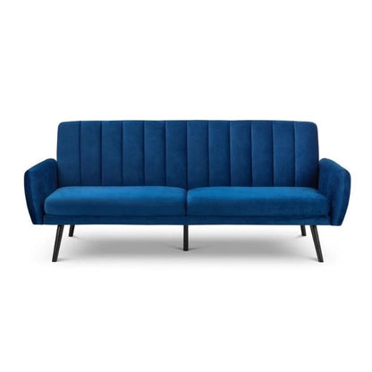 Julian Bowen Afina Sofa Bed Blue Velvet