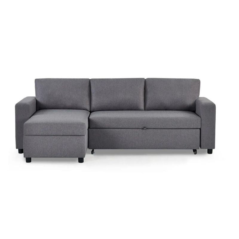 Julian Bowen Angel Sofa Bed With Storage Grey Linen