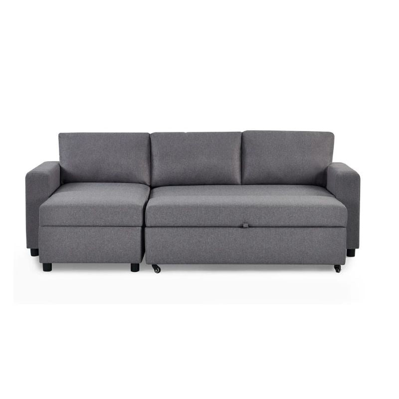 Julian Bowen Angel Sofa Bed With Storage Grey Linen