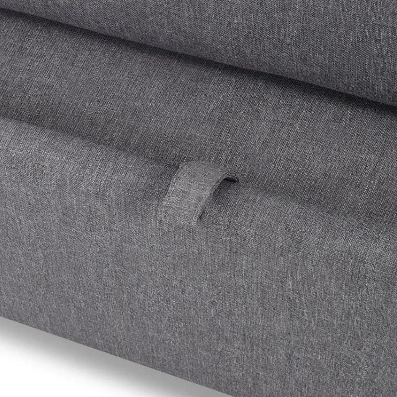 Julian Bowen Angel Sofa Bed With Storage Grey Linen