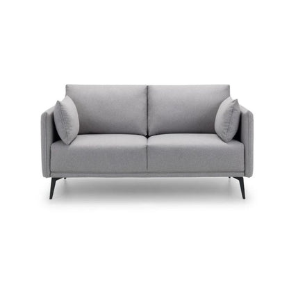 Julian Bowen Rohe 2 Seater Sofa Platinum Wool Effect