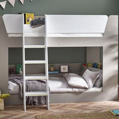 Julian Bowen Parsec Bunk Bed Taupe & White