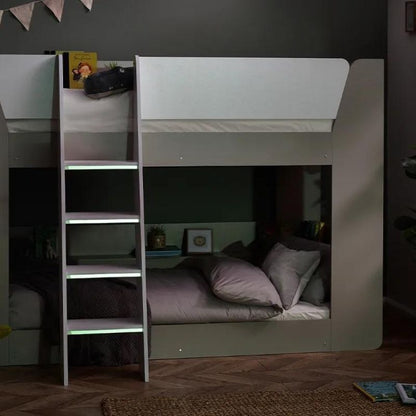 Julian Bowen Parsec Bunk Bed Taupe & White