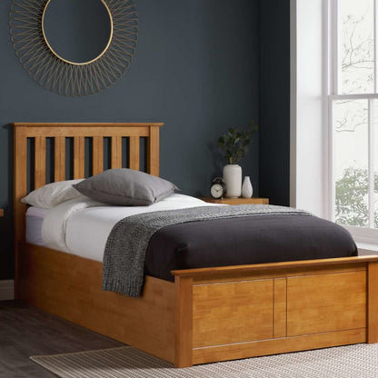 Birlea Phoenix Single Ottoman Bed Oak