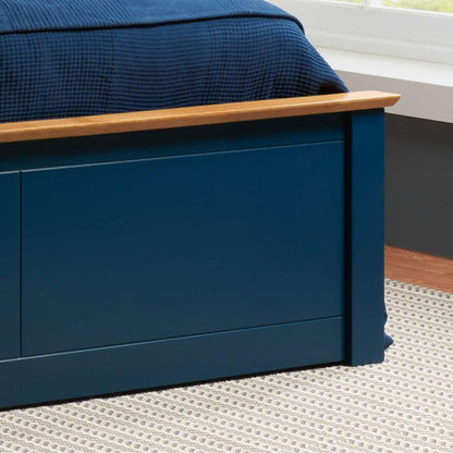 Birlea Phoenix Single Ottoman Bed Navy