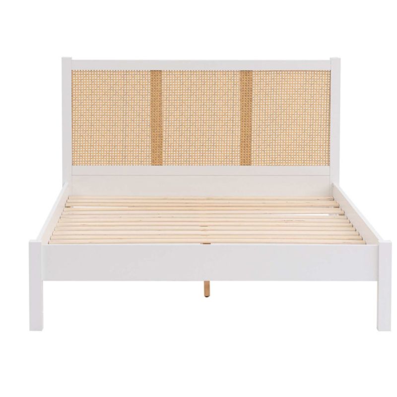 Birlea Croxley Rattan Double Bed White