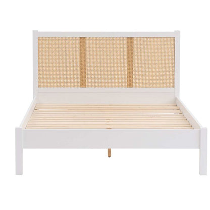 Birlea Croxley King Rattan Bed White