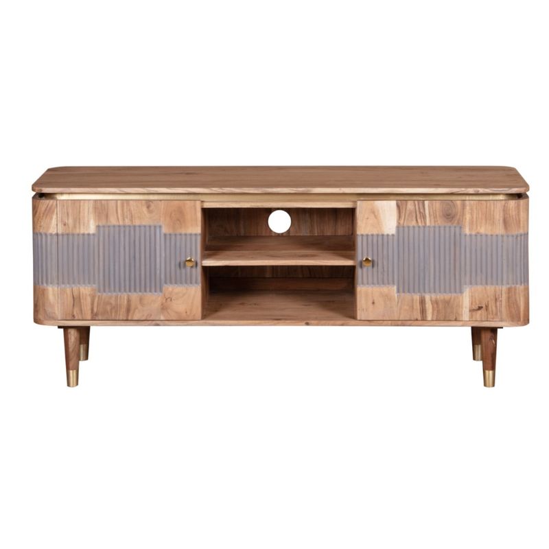 Indian Hub Wilton Acacia Wood TV Unit