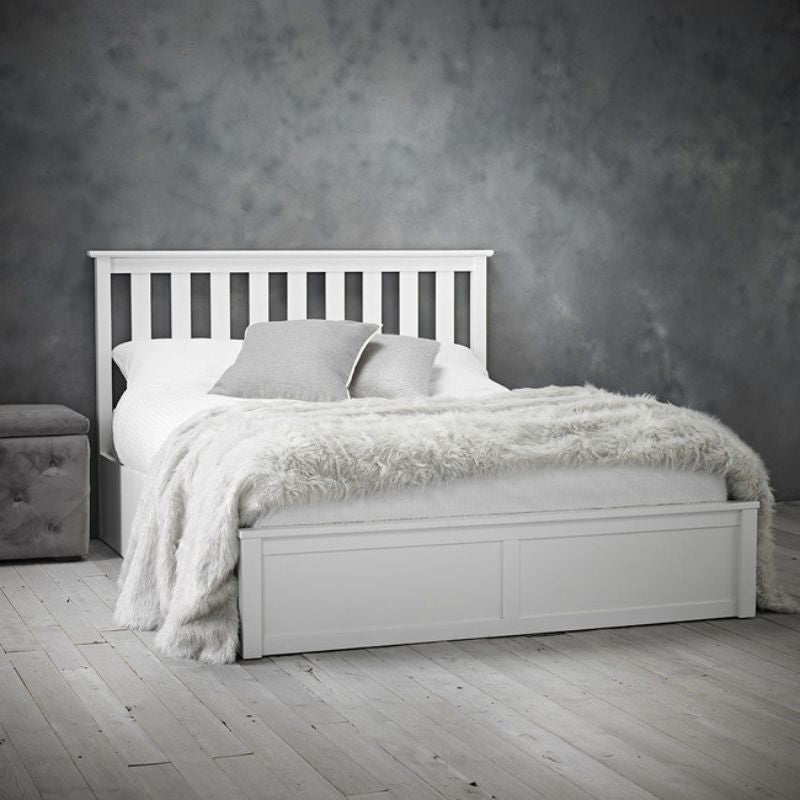 LPD Furniture Oxford Double Bed White