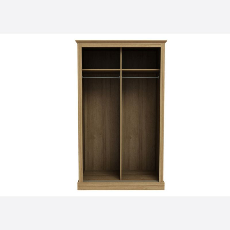 LPD Furniture Devon Double Sliding Wardrobe Oak