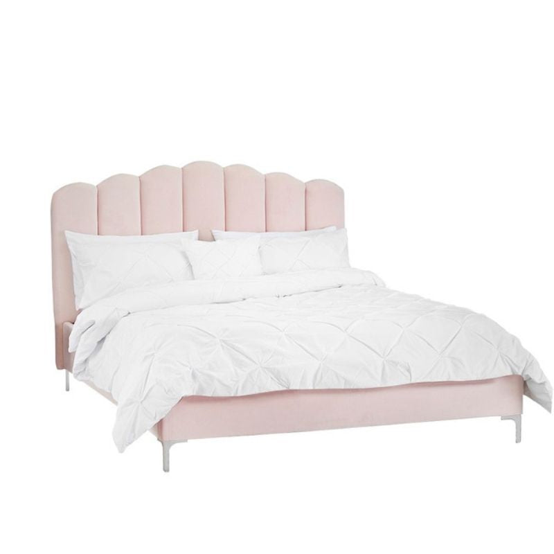 LPD Furniture Willow King Bed Pink