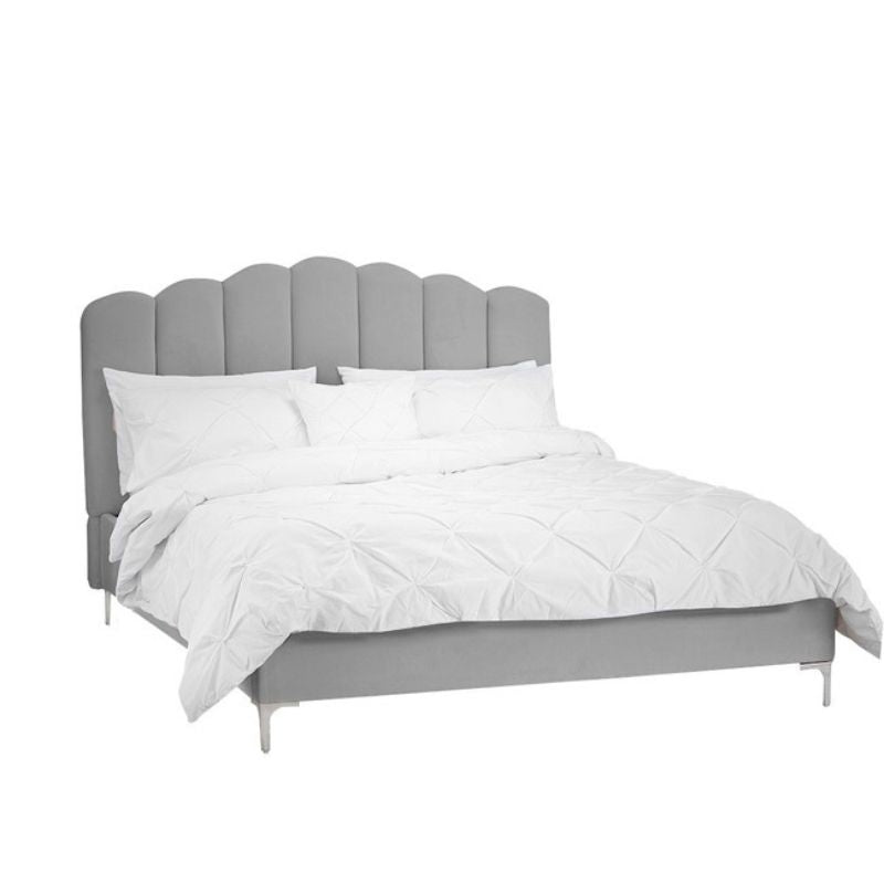 LPD Furniture Willow King Bed Silver