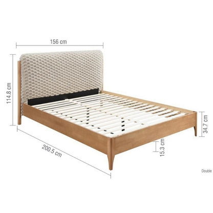 Birlea Hatti Double Bed White