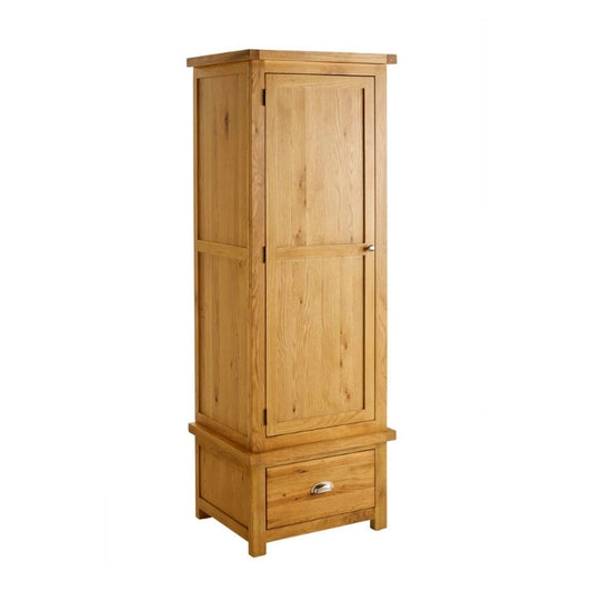 Birlea Woburn 1 Door 1 Drawer Wardrobe Oak