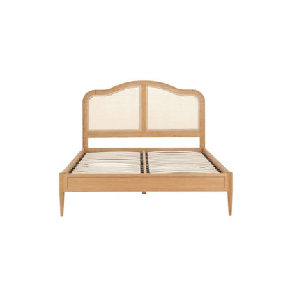 Birlea Leonie Super King Rattan Bed Oak