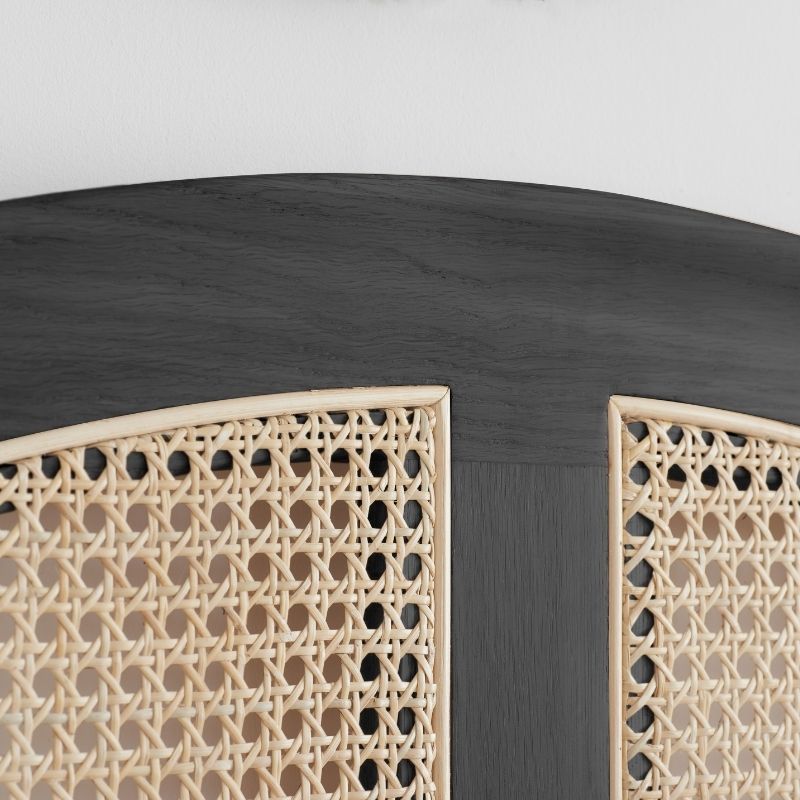 Birlea Leonie Super King Rattan Bed Black
