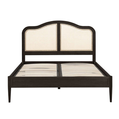 Birlea Leonie Super King Rattan Bed Black