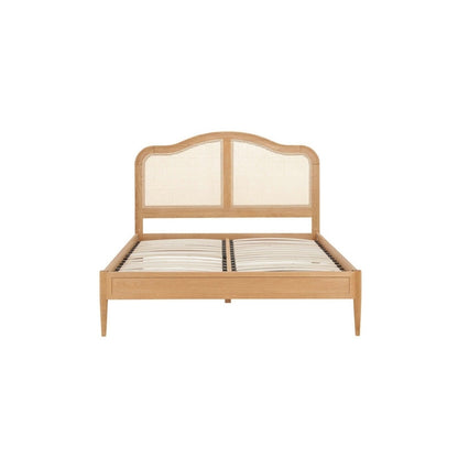 Birlea Leonie Double Rattan Bed Oak
