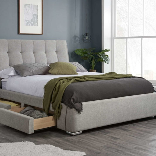 Birlea Mayfair Super King Bed 4 Drawer Grey