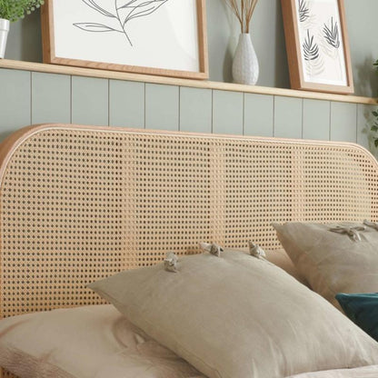 Birlea Margot King Rattan Bed Oak