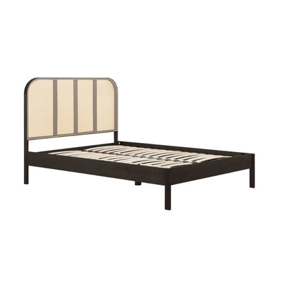 Birlea Margot King Rattan Bed Black