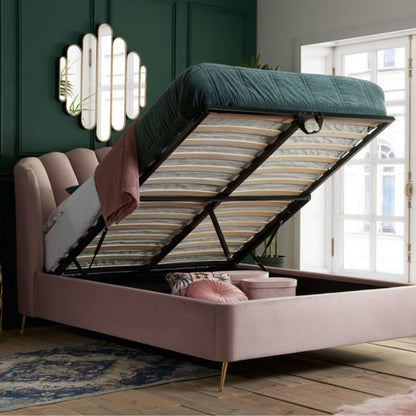 Birlea Lottie Double Ottoman Bed Pink