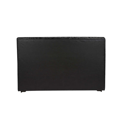 Birlea Grande Super King Bed Black Crushed Velvet