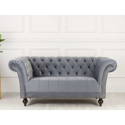 Birlea Chester 2 Seater Sofa Grey