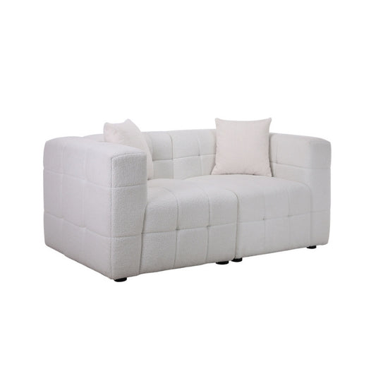 Birlea Milo 2 Seater Sofa White