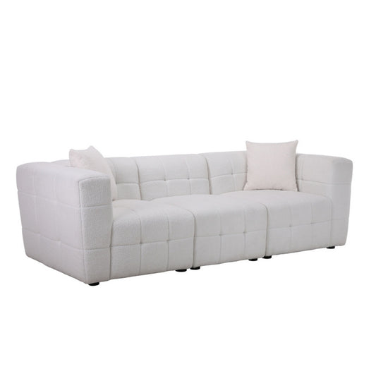 Birlea Milo 3 Seater Sofa White
