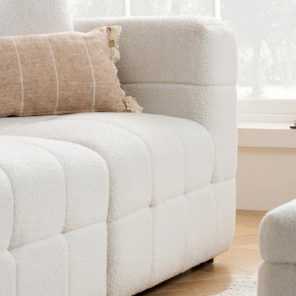 Birlea Milo 3 Seater Sofa White
