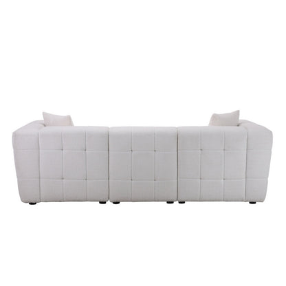 Birlea Milo 3 Seater Sofa White