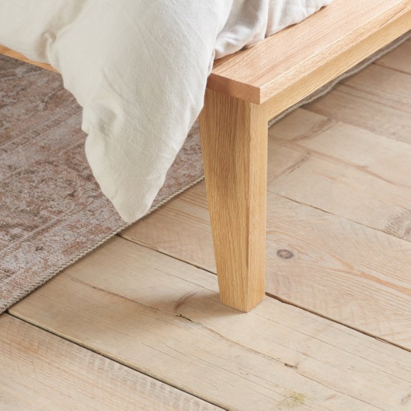 Birlea Astrid King Rattan Bed Oak