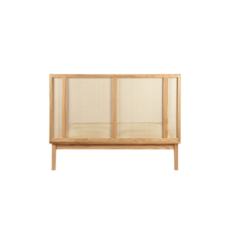 Birlea Astrid King Rattan Bed Oak