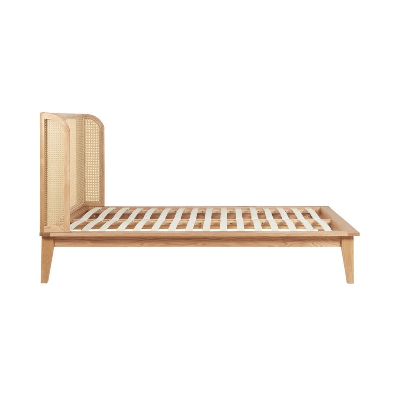 Birlea Astrid King Rattan Bed Oak