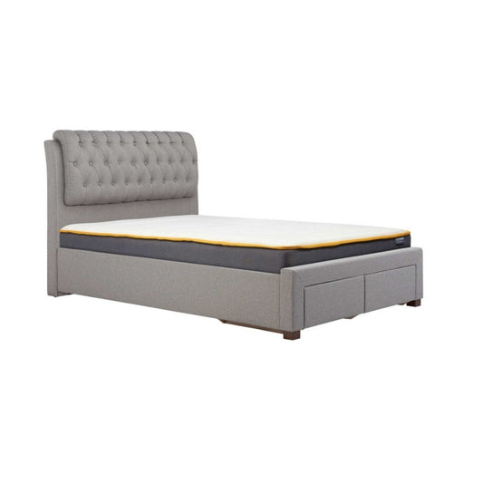 Birlea Valentino King 2 Drawer Bed Grey
