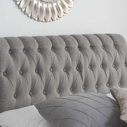 Birlea Valentino King 2 Drawer Bed Grey